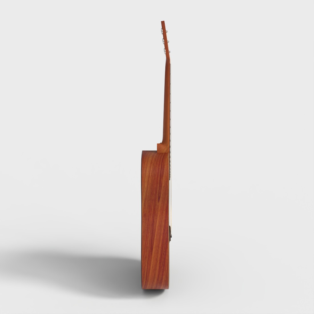 DONNER ACOUSTIC GUITAR Low-poly 3D model_2