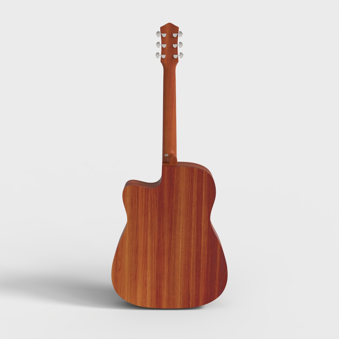 DONNER ACOUSTIC GUITAR Low-poly 3D model_3