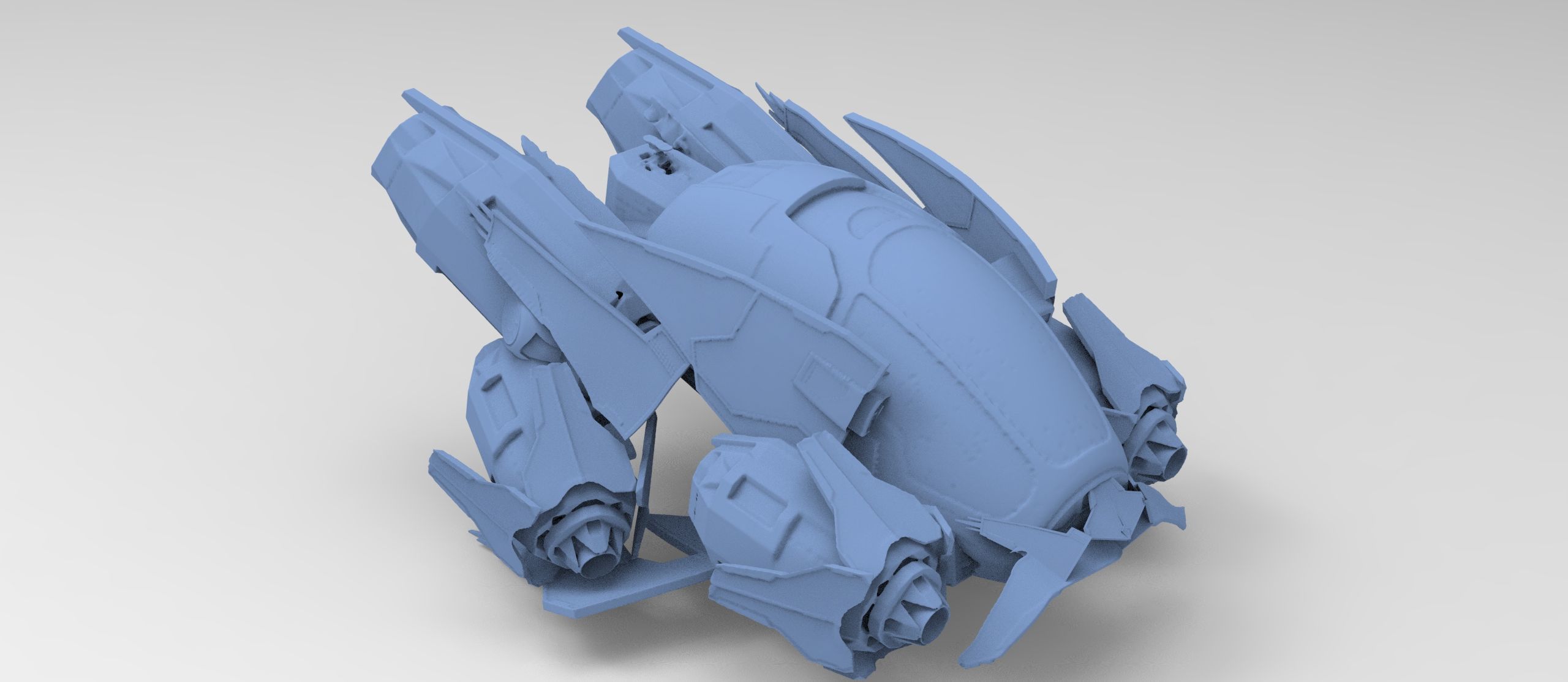 Kronis Ship 1 3D print model_2