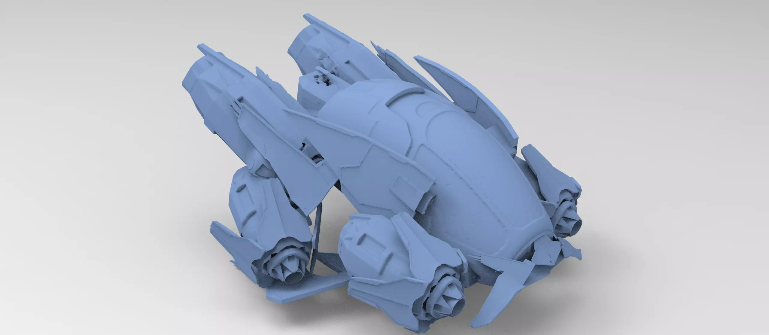 Kronis Ship 1 3D print model_0