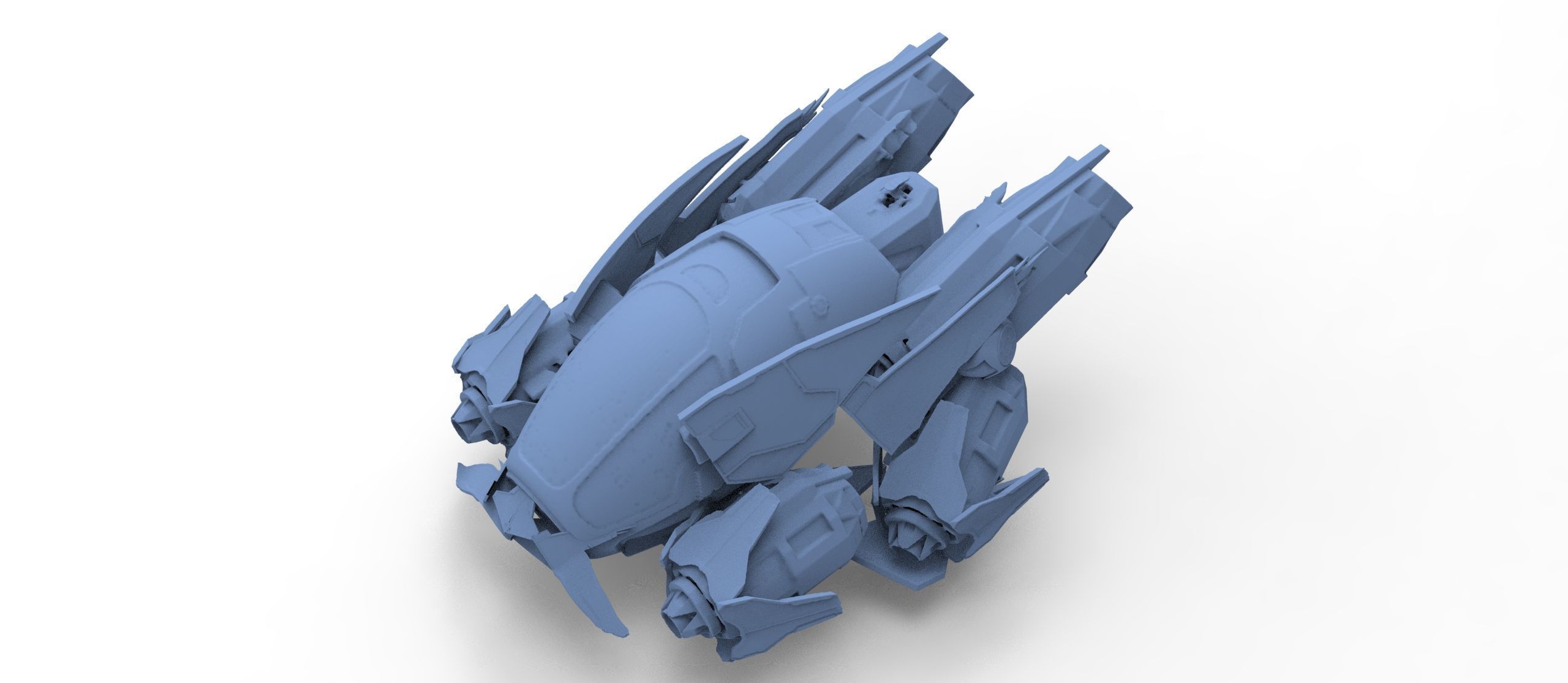 Kronis Ship 1 3D print model_3