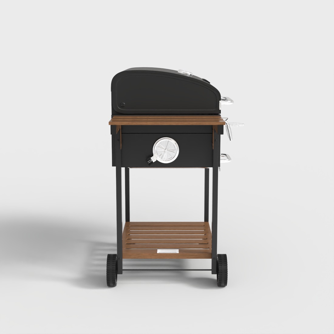 CHARCOAL GRILL BBQ Low-poly 3D model_2
