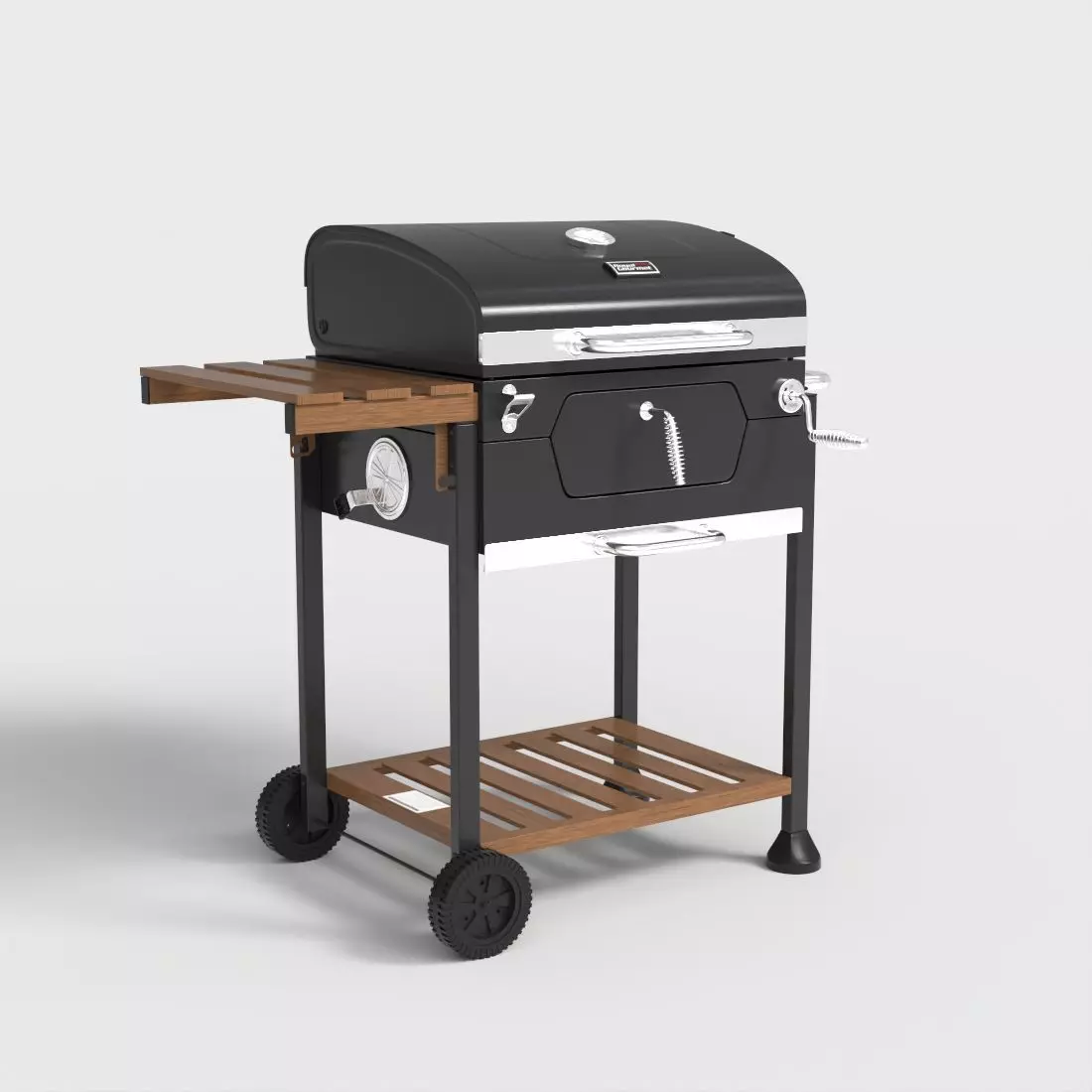 CHARCOAL GRILL BBQ Low-poly 3D model_0