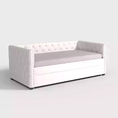 DAYBED TRUNDLE SOFA Low-poly 3D model