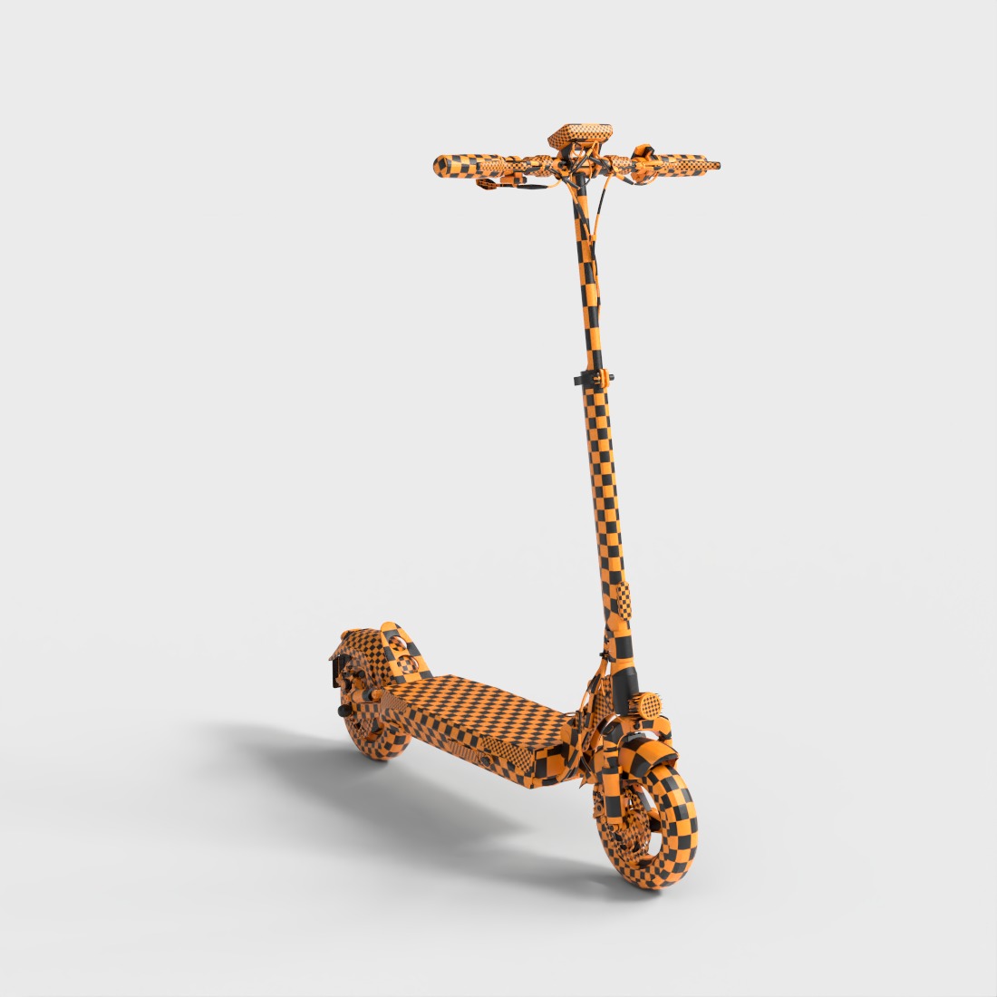 ZRINO ELECTRIC SCOOTER Low-poly 3D model_6
