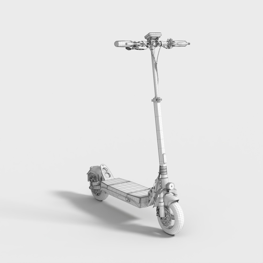 ZRINO ELECTRIC SCOOTER Low-poly 3D model_7