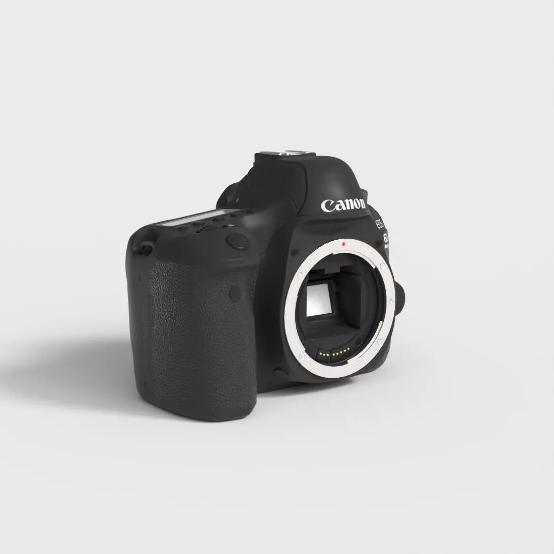 CANNON EOS 6D MARK II Low-poly 3D model_0