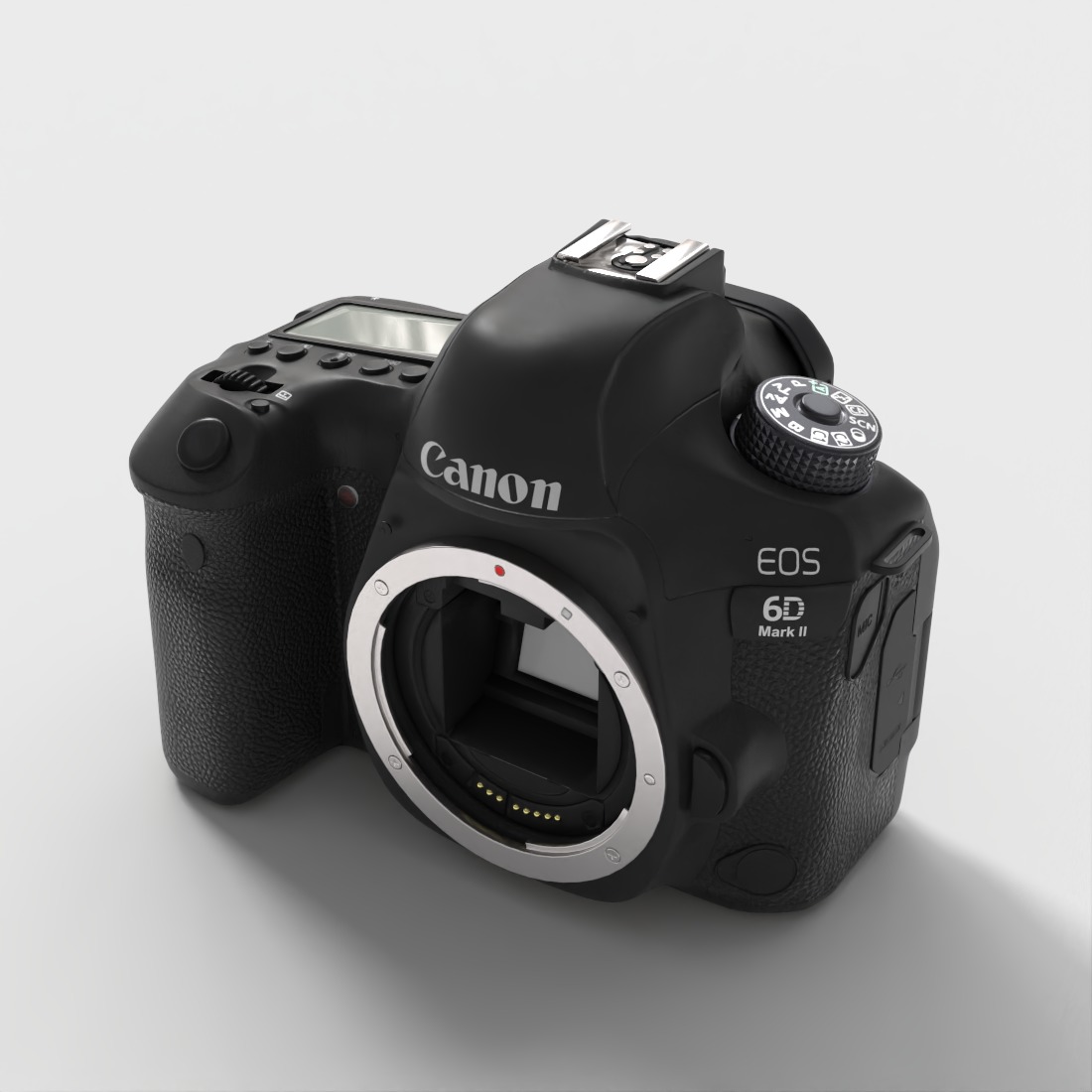 CANNON EOS 6D MARK II Low-poly 3D model_5