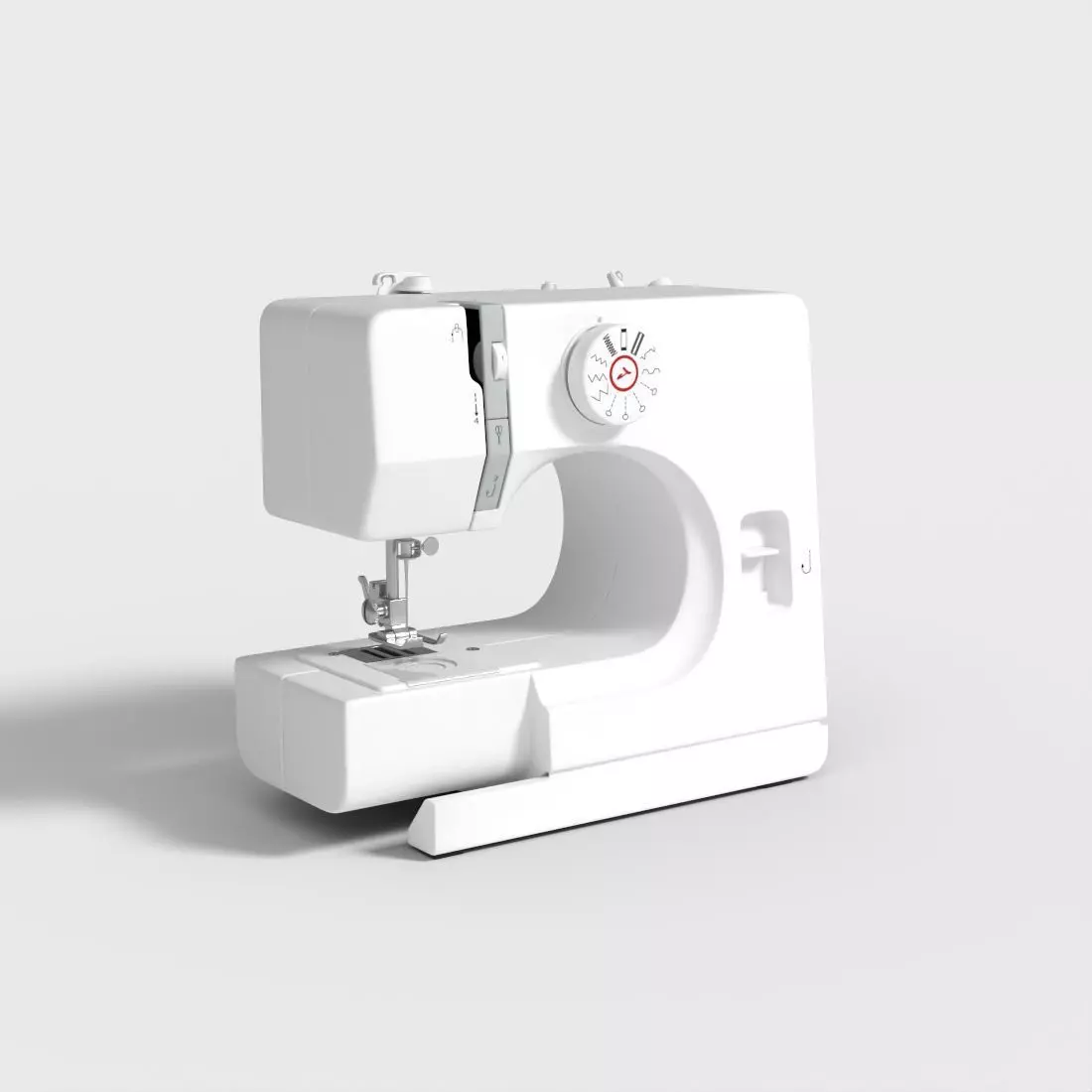 PORTABLE SEWING MACHINE Low-poly 3D model