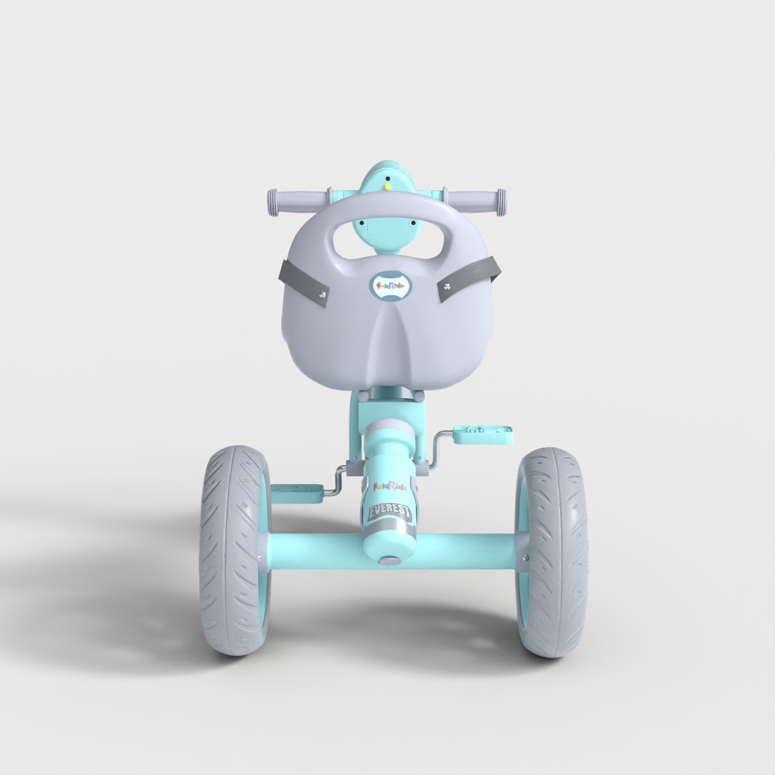 KIDS TRICYCLE Low-poly 3D model_3
