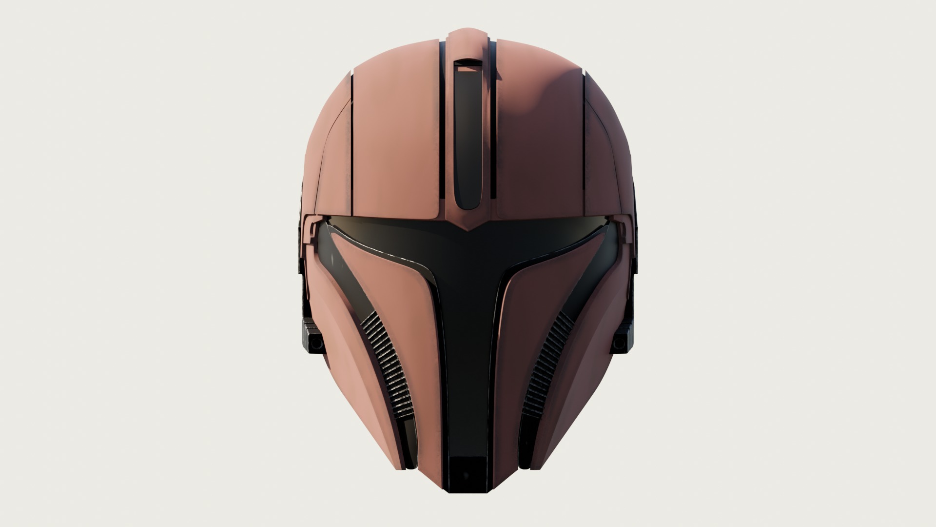 Coruscanti Hunter Mandalorian Helmet 3D print model_1
