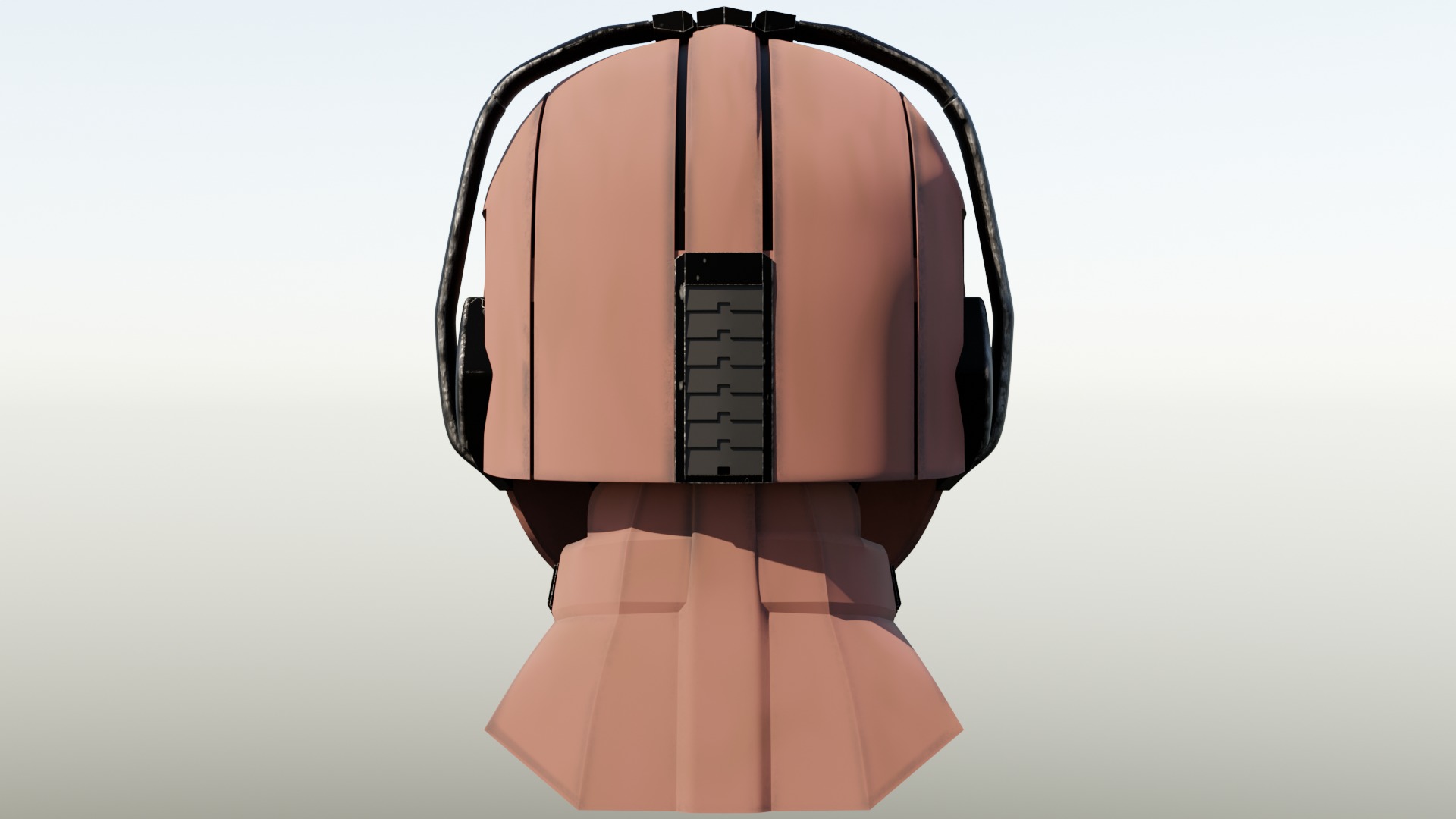 Coruscanti Hunter Mandalorian Helmet 3D print model_4