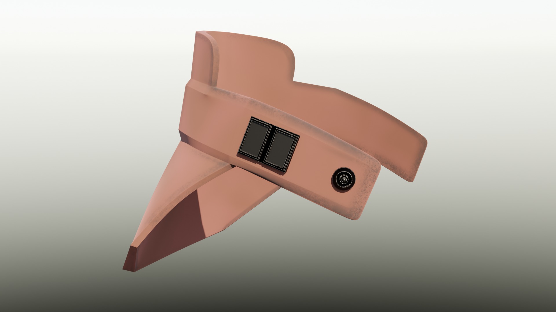 Coruscanti Hunter Mandalorian Helmet 3D print model_7