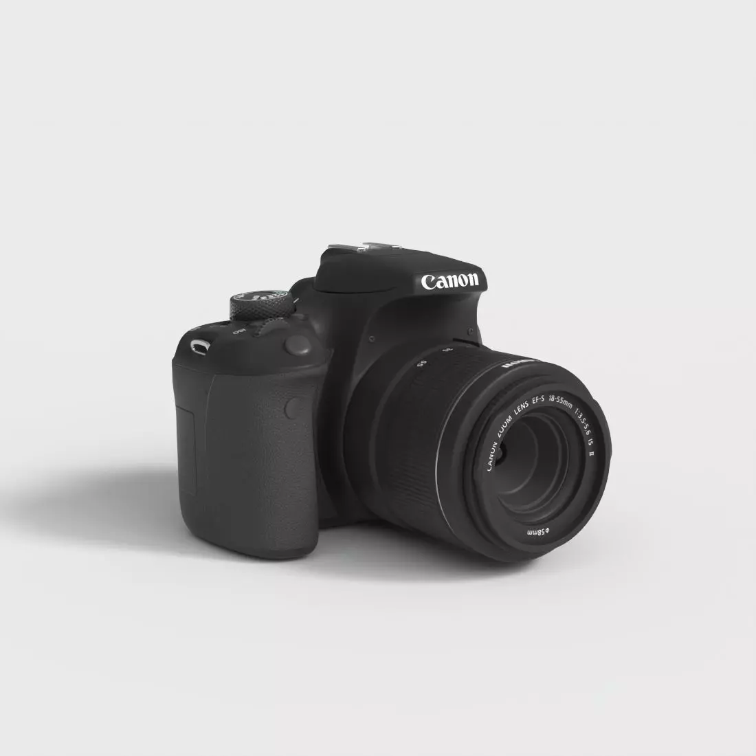 CANNON EOS 600D Low-poly 3D model_0