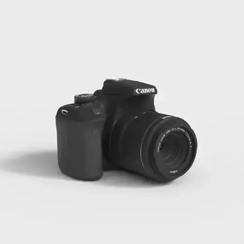CANNON EOS 600D Low-poly 3D model