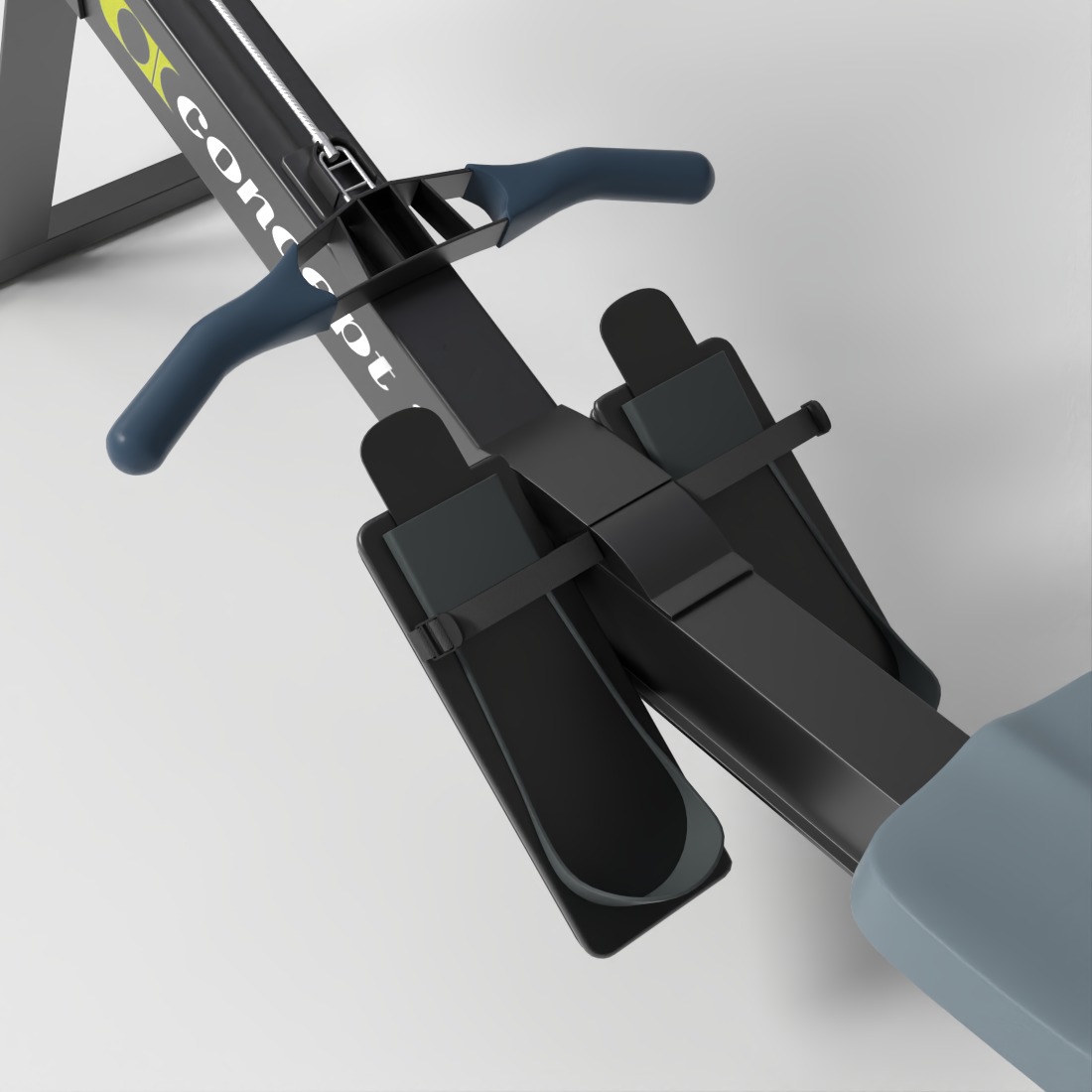 CONCEPT ROWING MACHINE  Low-poly 3D model_4