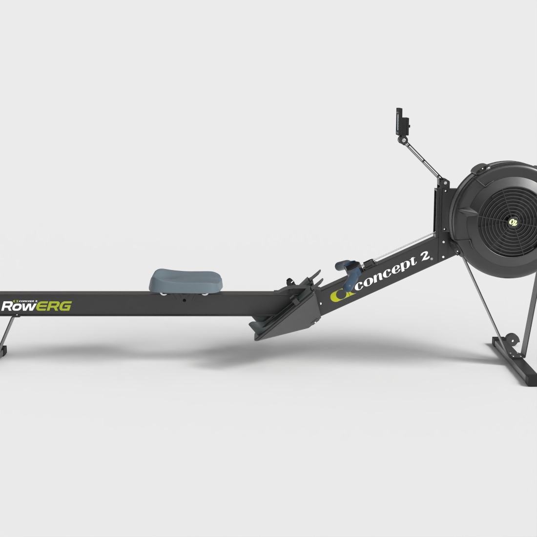 CONCEPT ROWING MACHINE  Low-poly 3D model_2