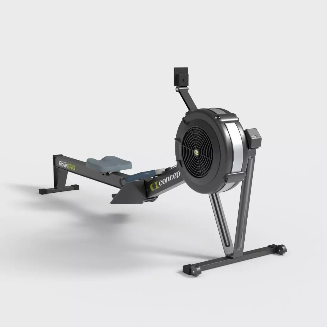 CONCEPT ROWING MACHINE  Low-poly 3D model_0