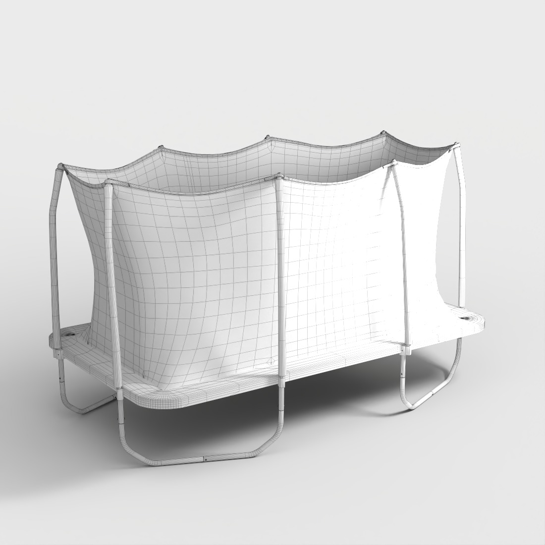 SKYWALKER TRAMPOLINE Low-poly 3D model_5