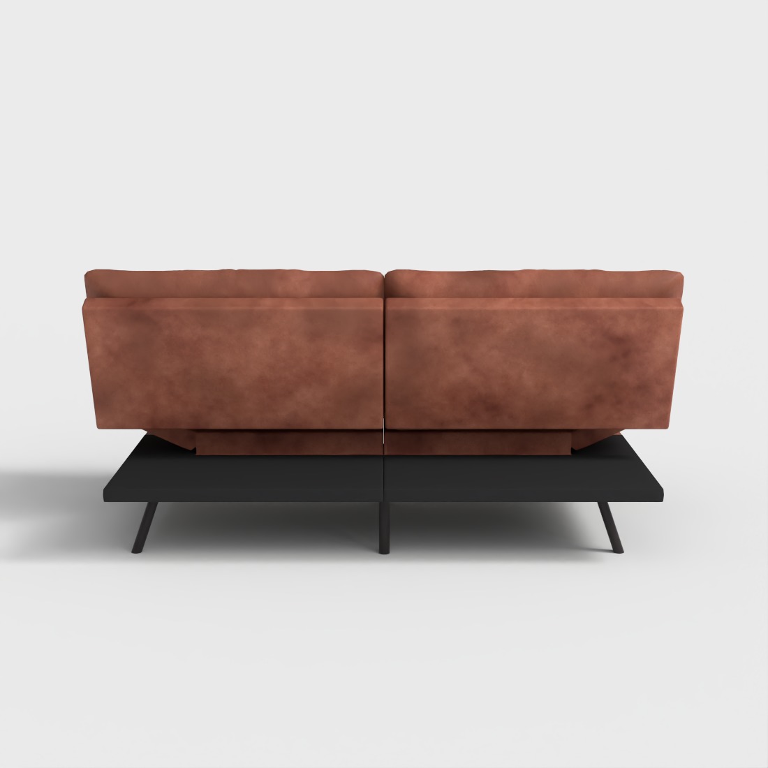 FUTON SOFA Low-poly 3D model_3