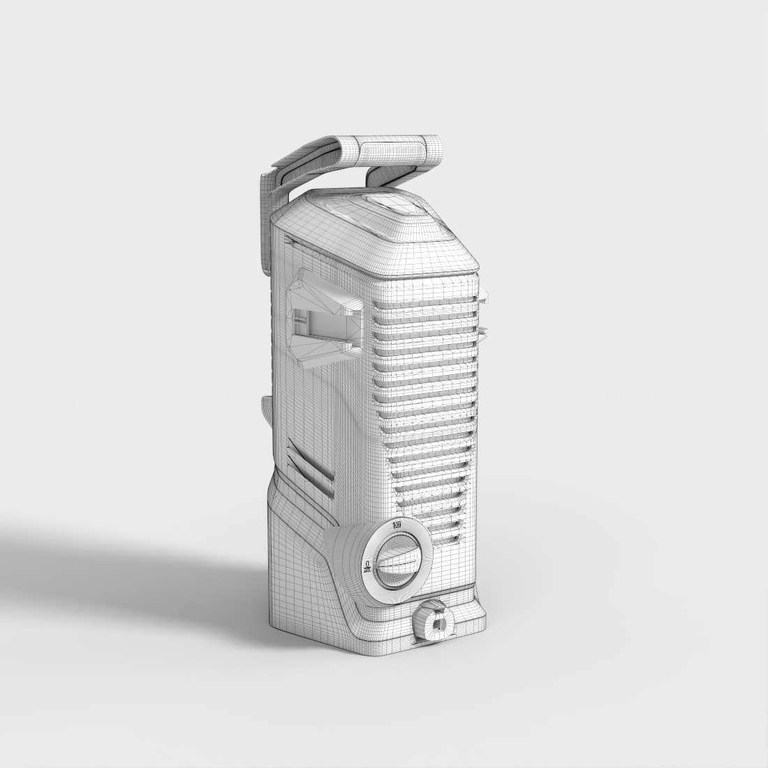 PRESSURE WASHER Low-poly 3D model_5