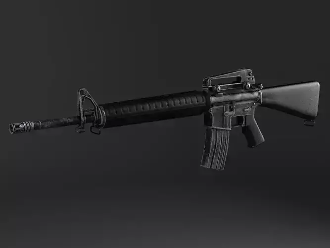 M16 A3 rifle 3D model
