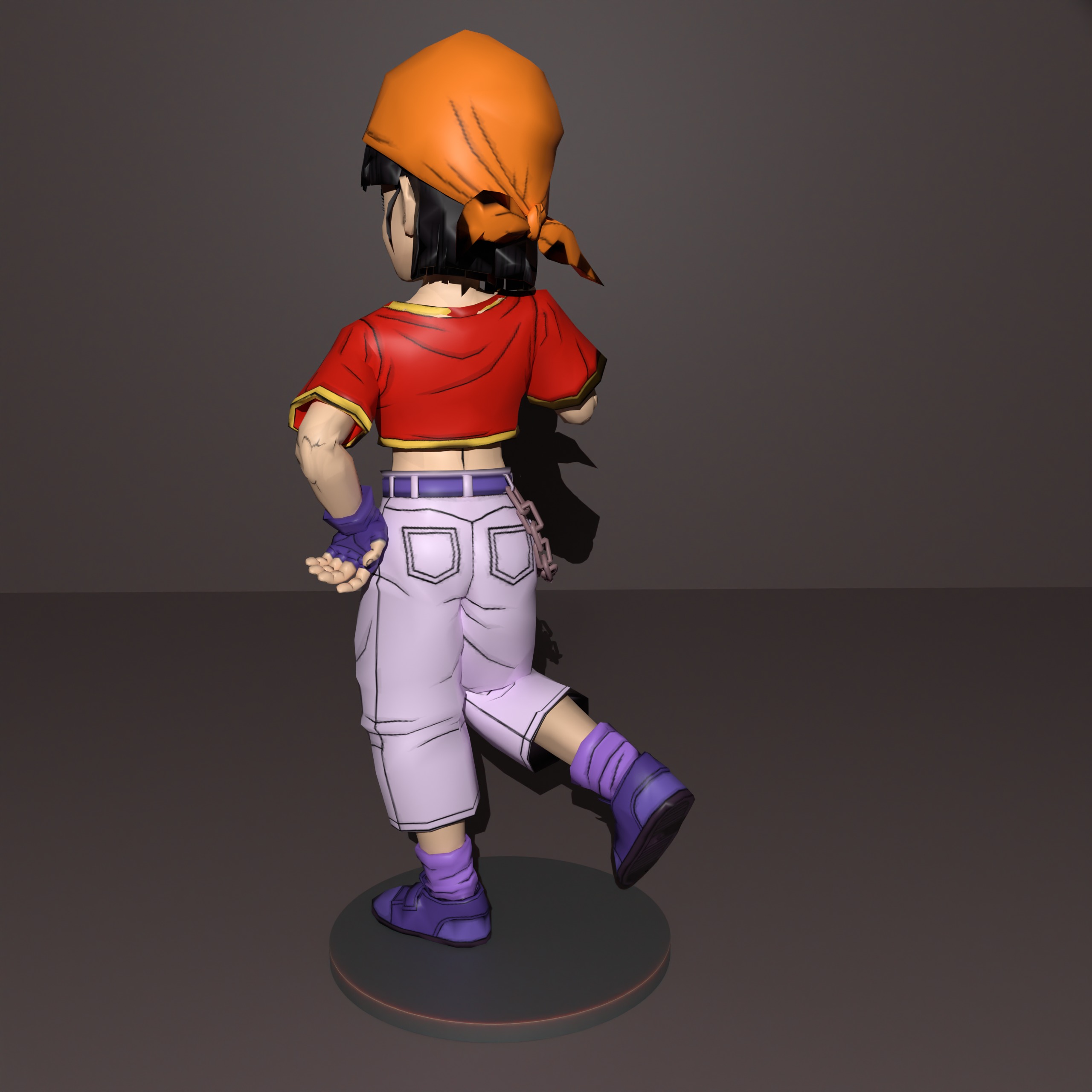Pan Dragon Ball 3D print model_5