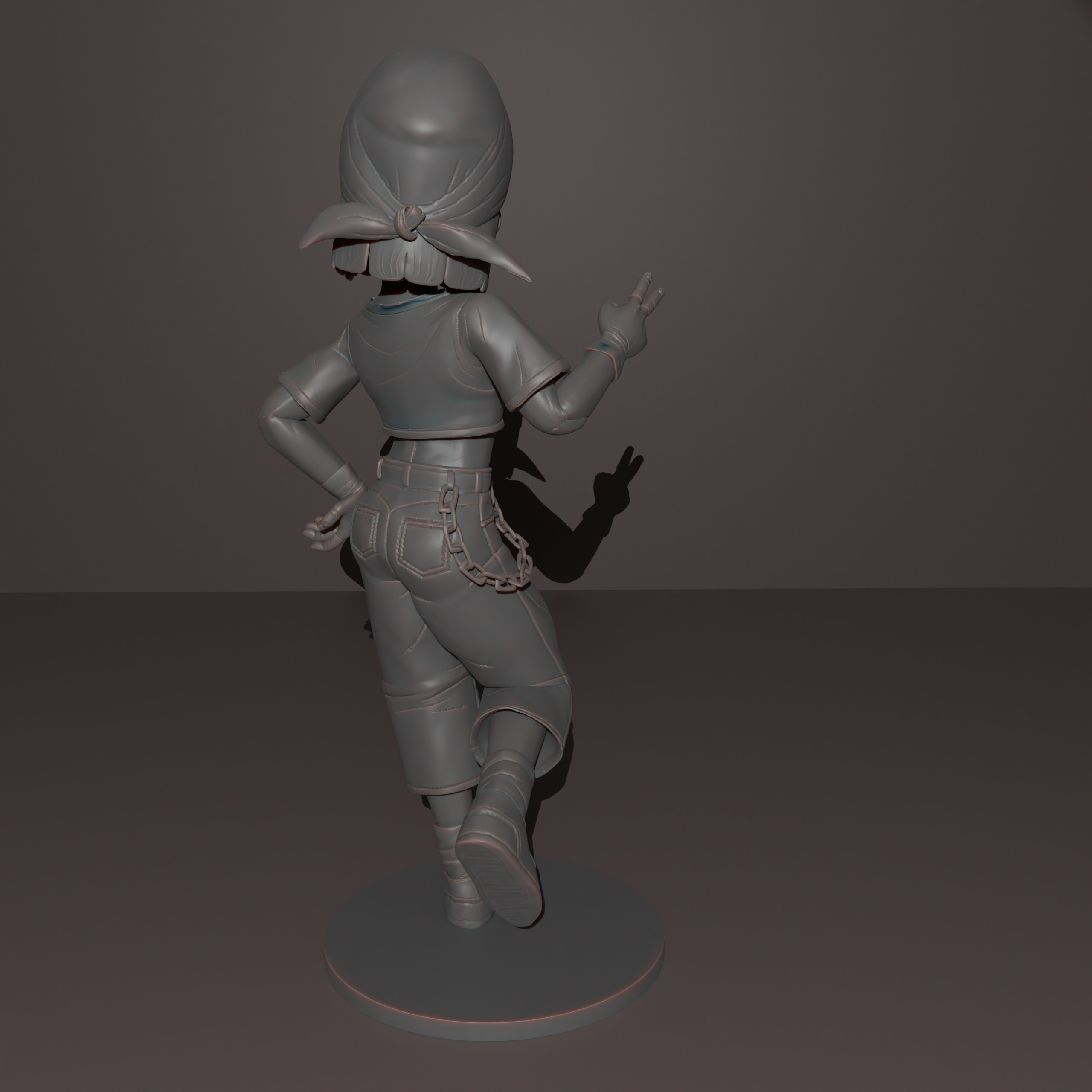 Pan Dragon Ball 3D print model_8