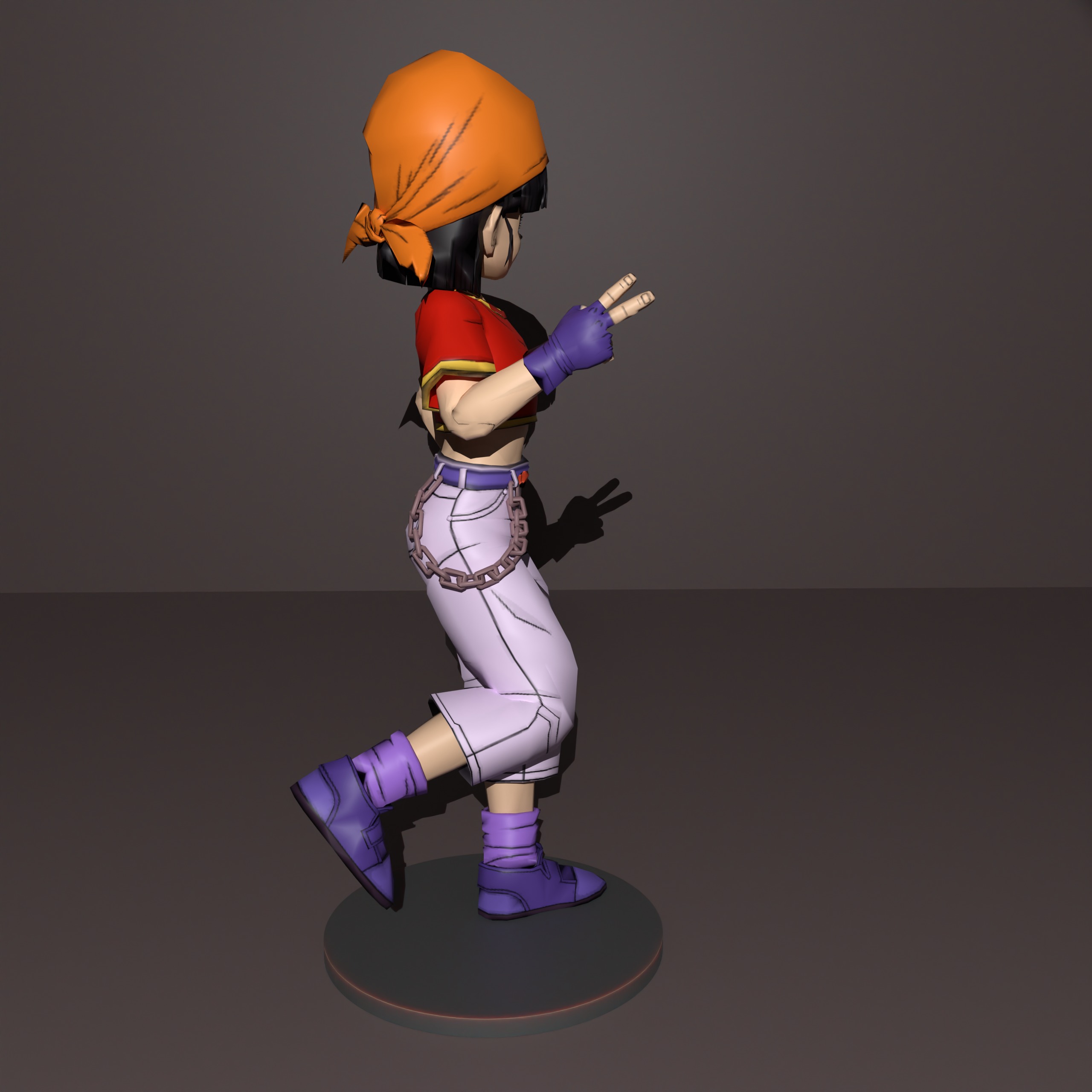 Pan Dragon Ball 3D print model_9