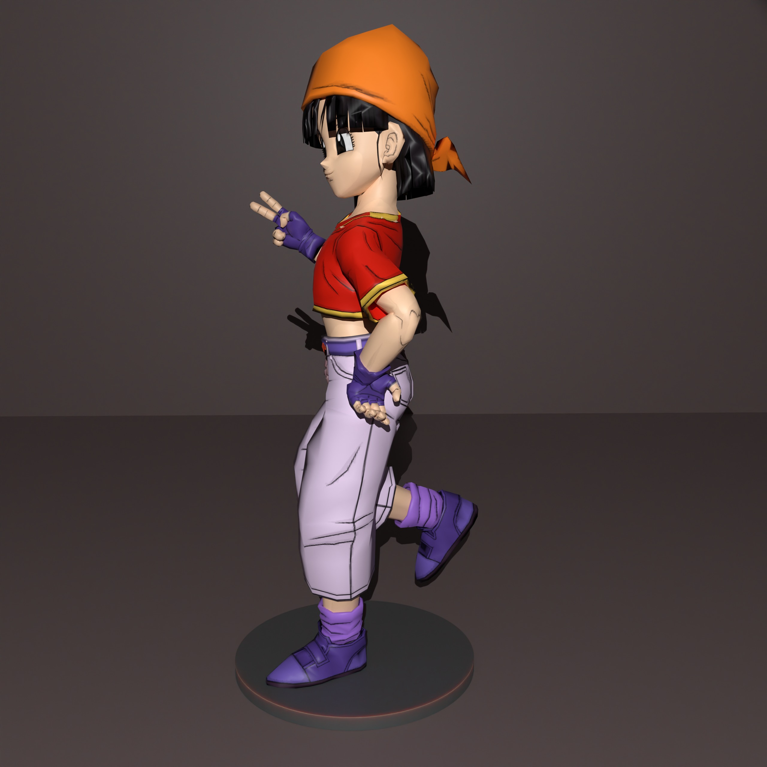 Pan Dragon Ball 3D print model_2