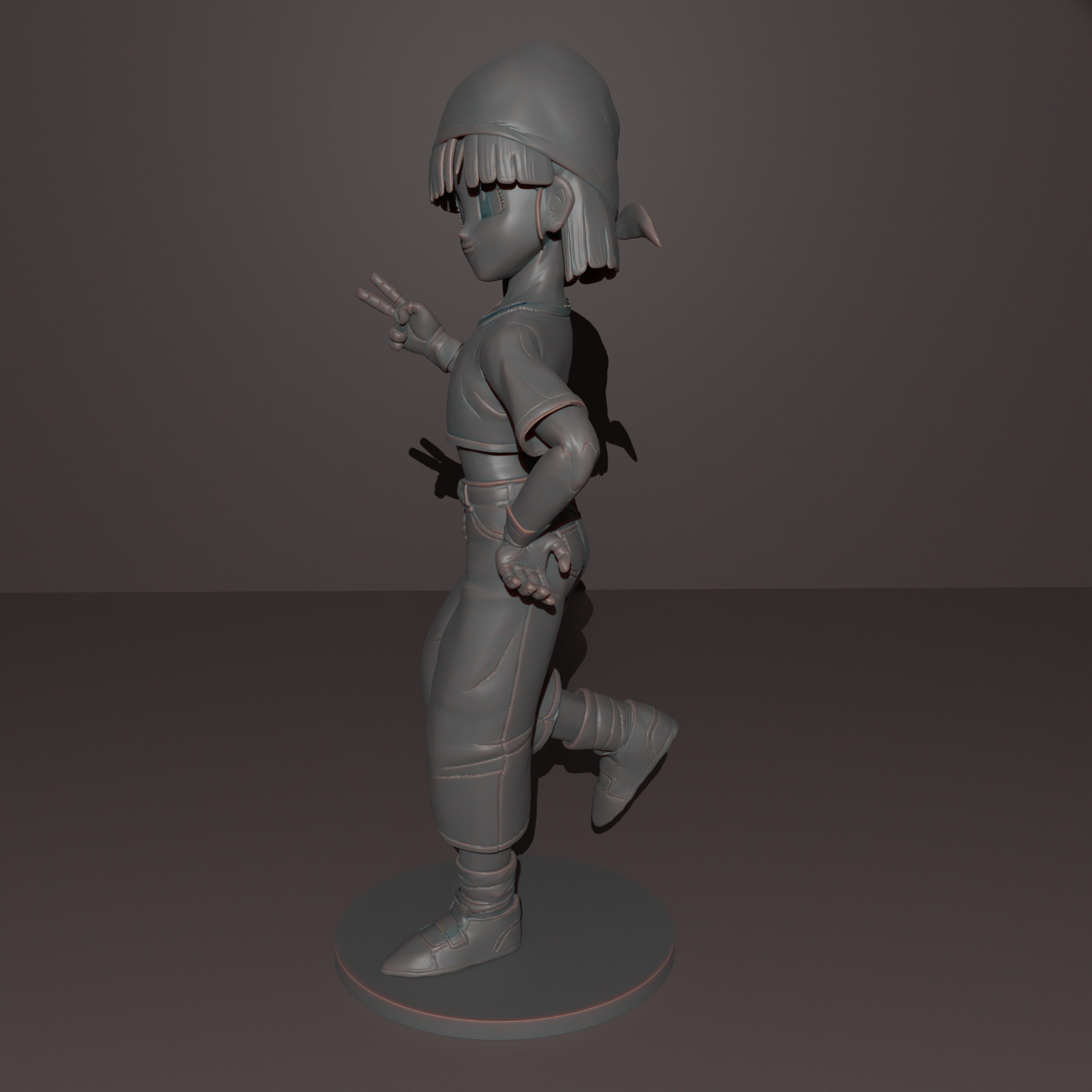 Pan Dragon Ball 3D print model_4