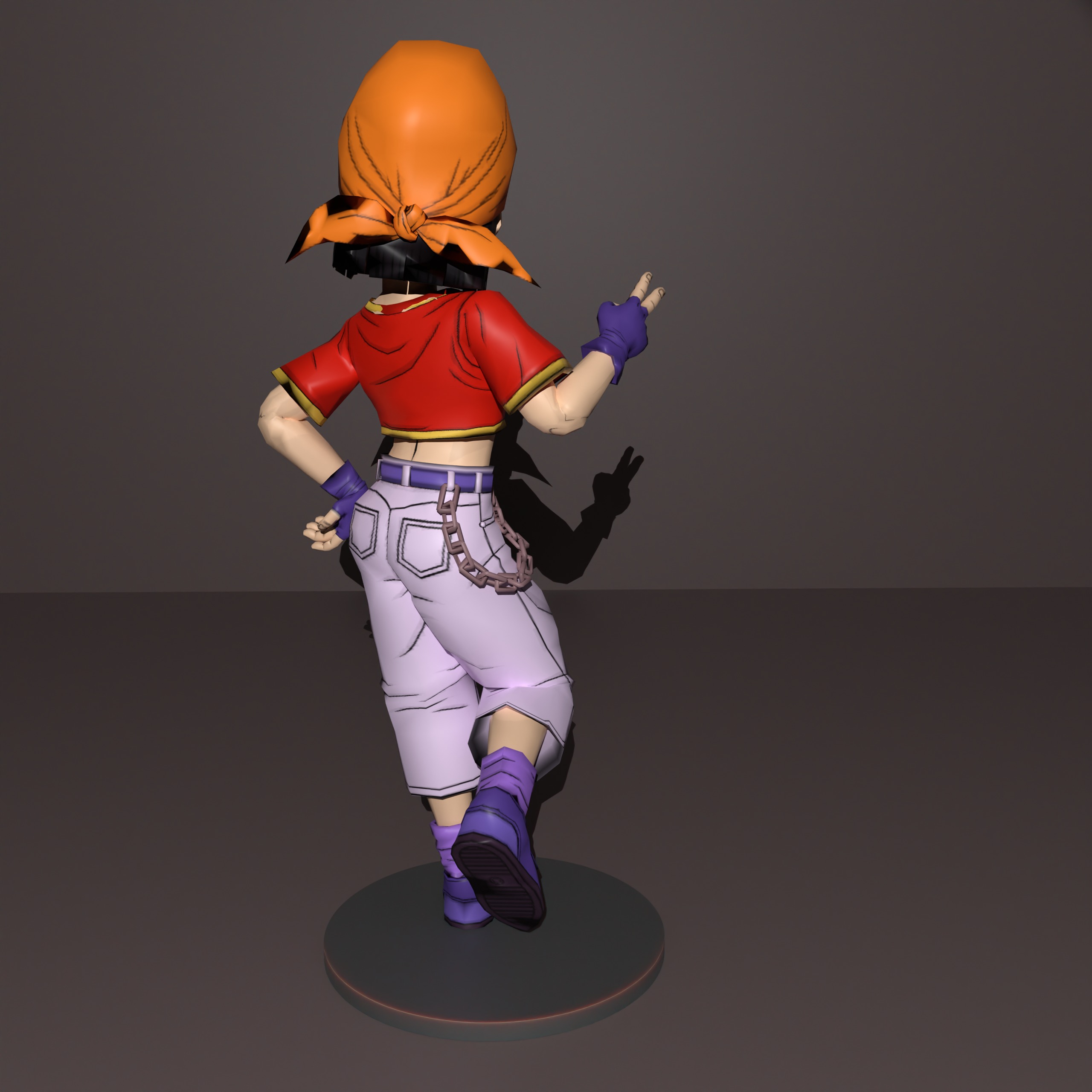 Pan Dragon Ball 3D print model_7