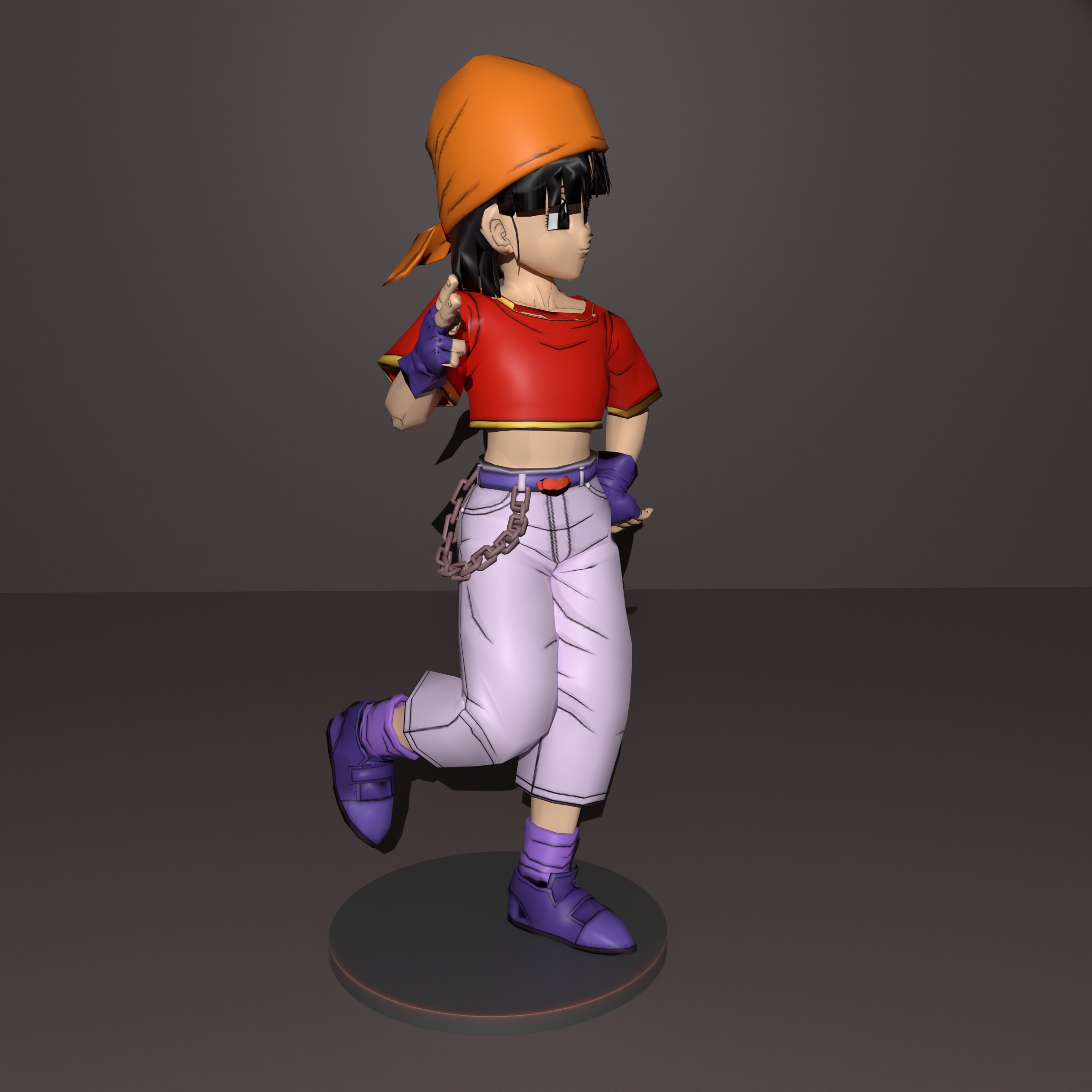 Pan Dragon Ball 3D print model_10