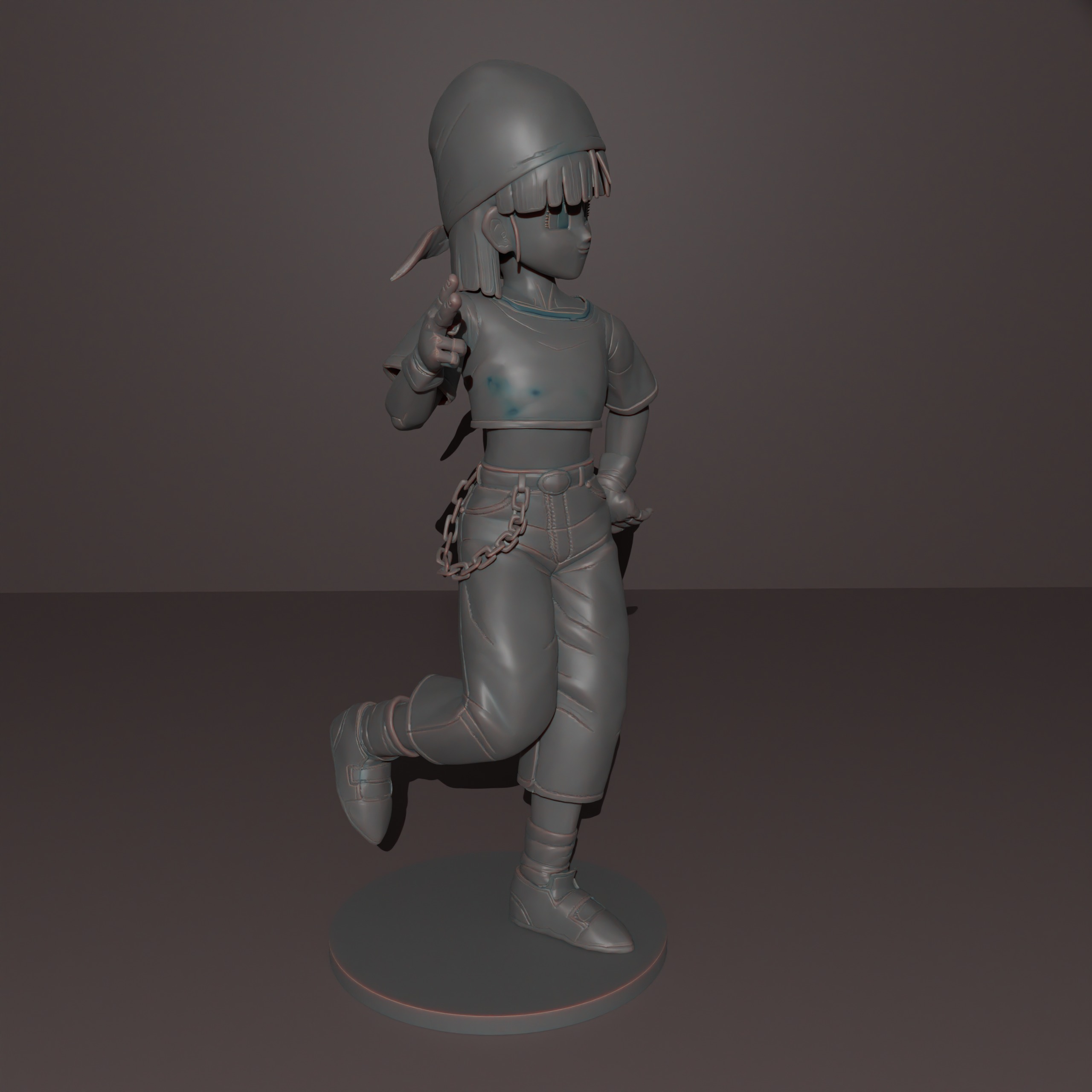 Pan Dragon Ball 3D print model_11