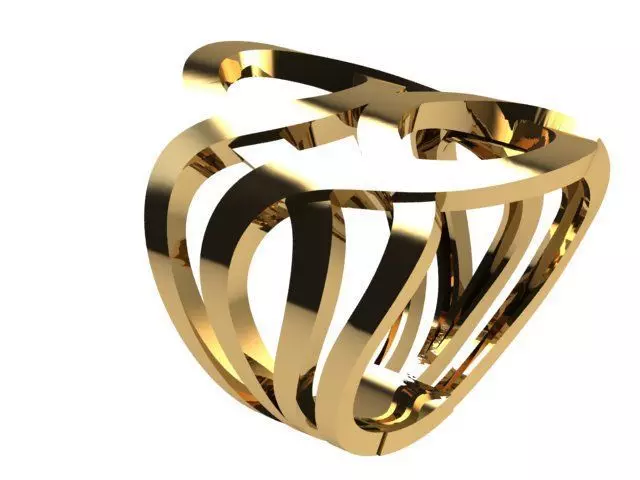 Casual ring 3D print model