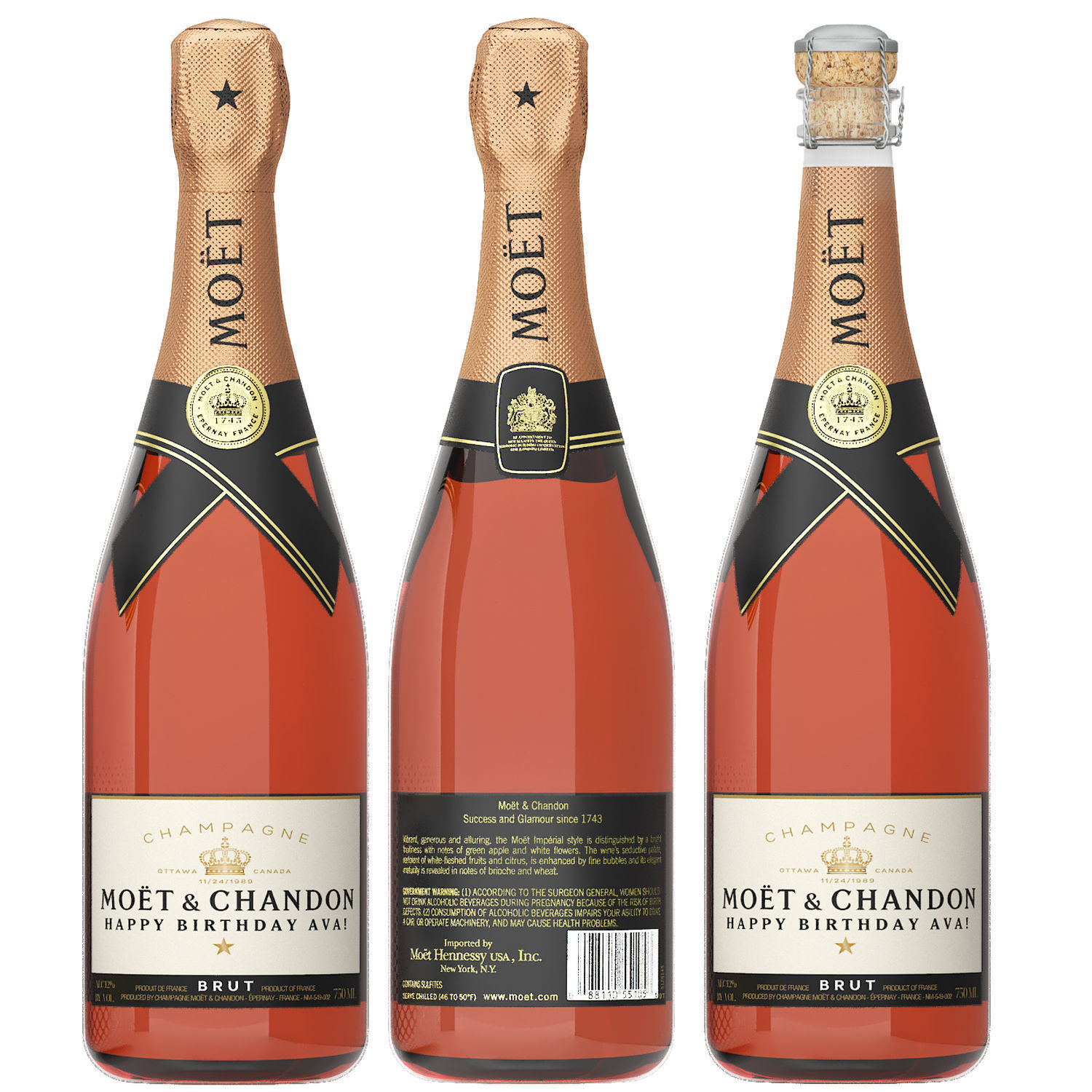 moet and chandon champagne collection 3D model_6