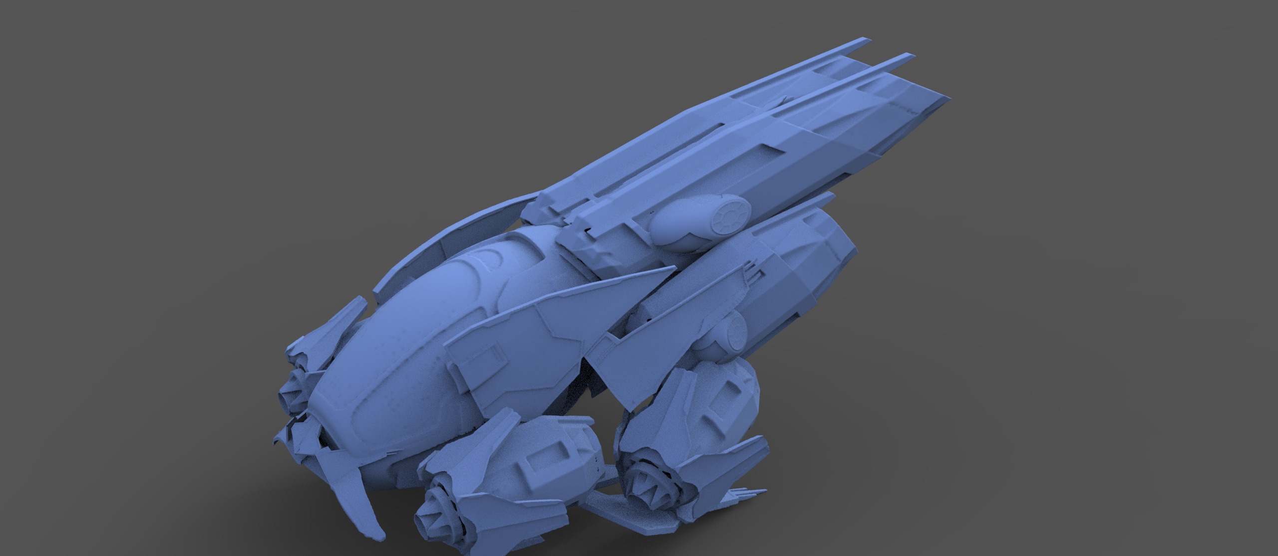 Kronis Ship version 2  3D print model_1