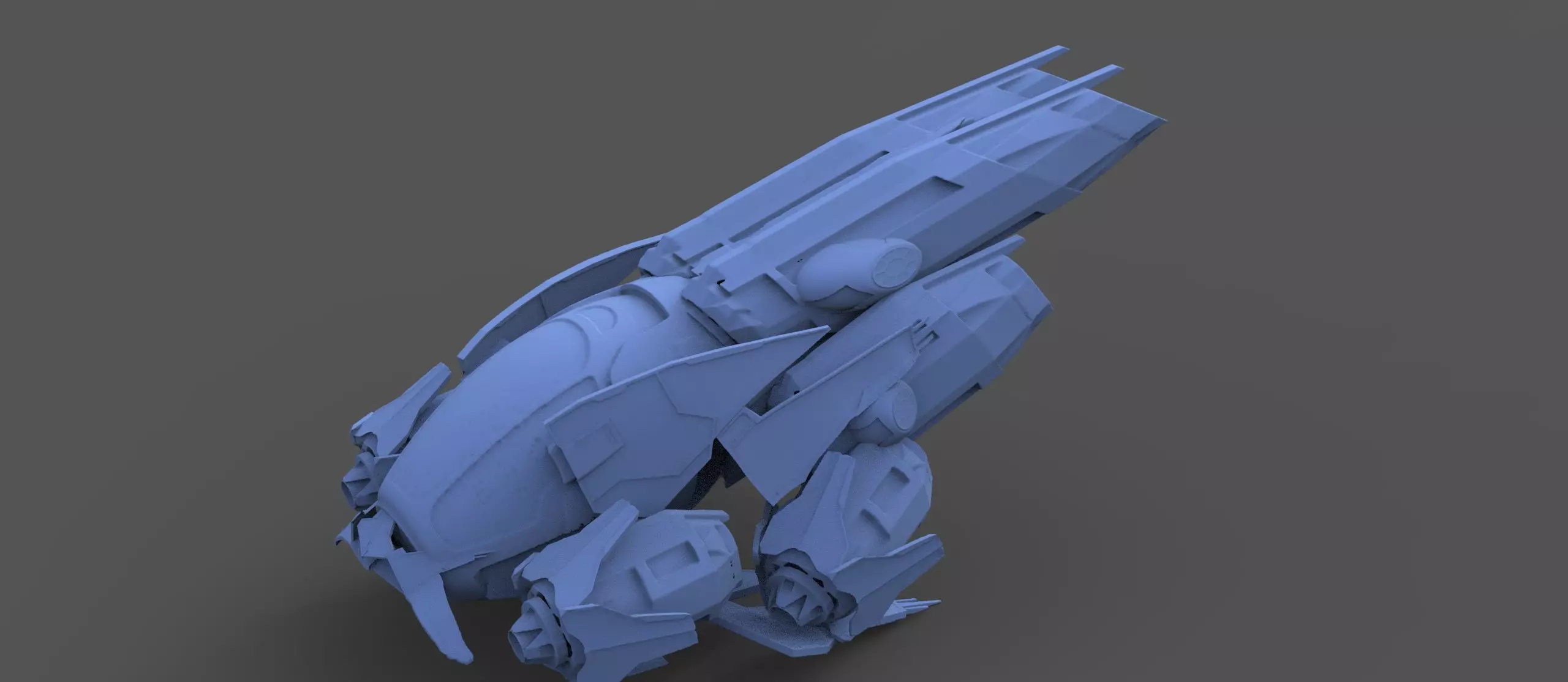 Kronis Ship version 2  3D print model_0
