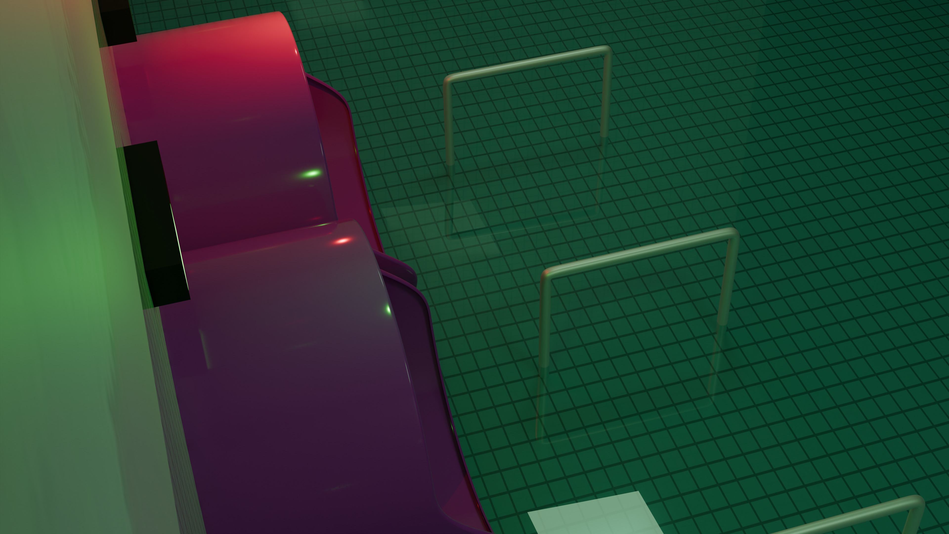 Surreal Liminal Space Tunnel Low-poly 3D model_3