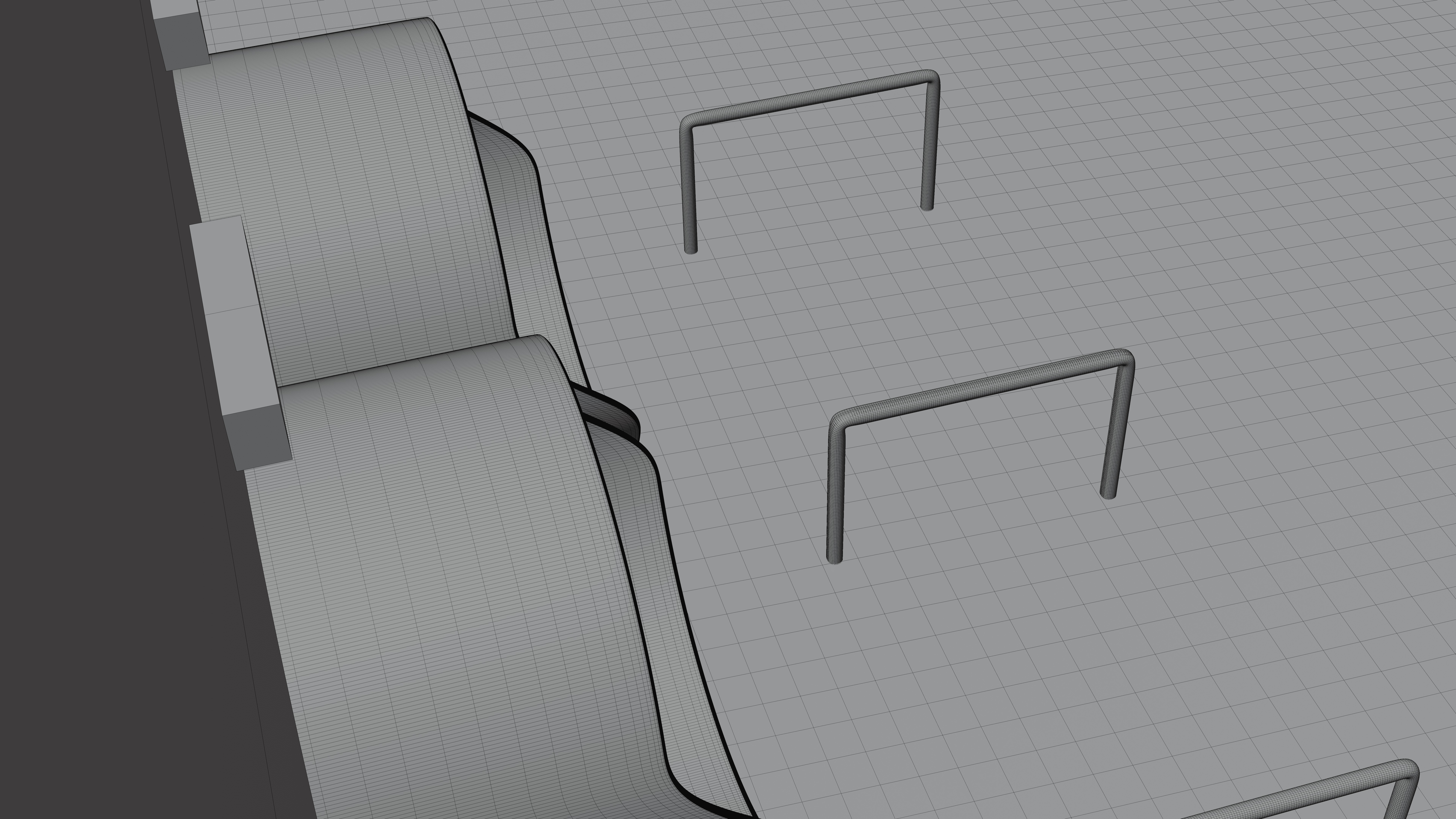 Surreal Liminal Space Tunnel Low-poly 3D model_5