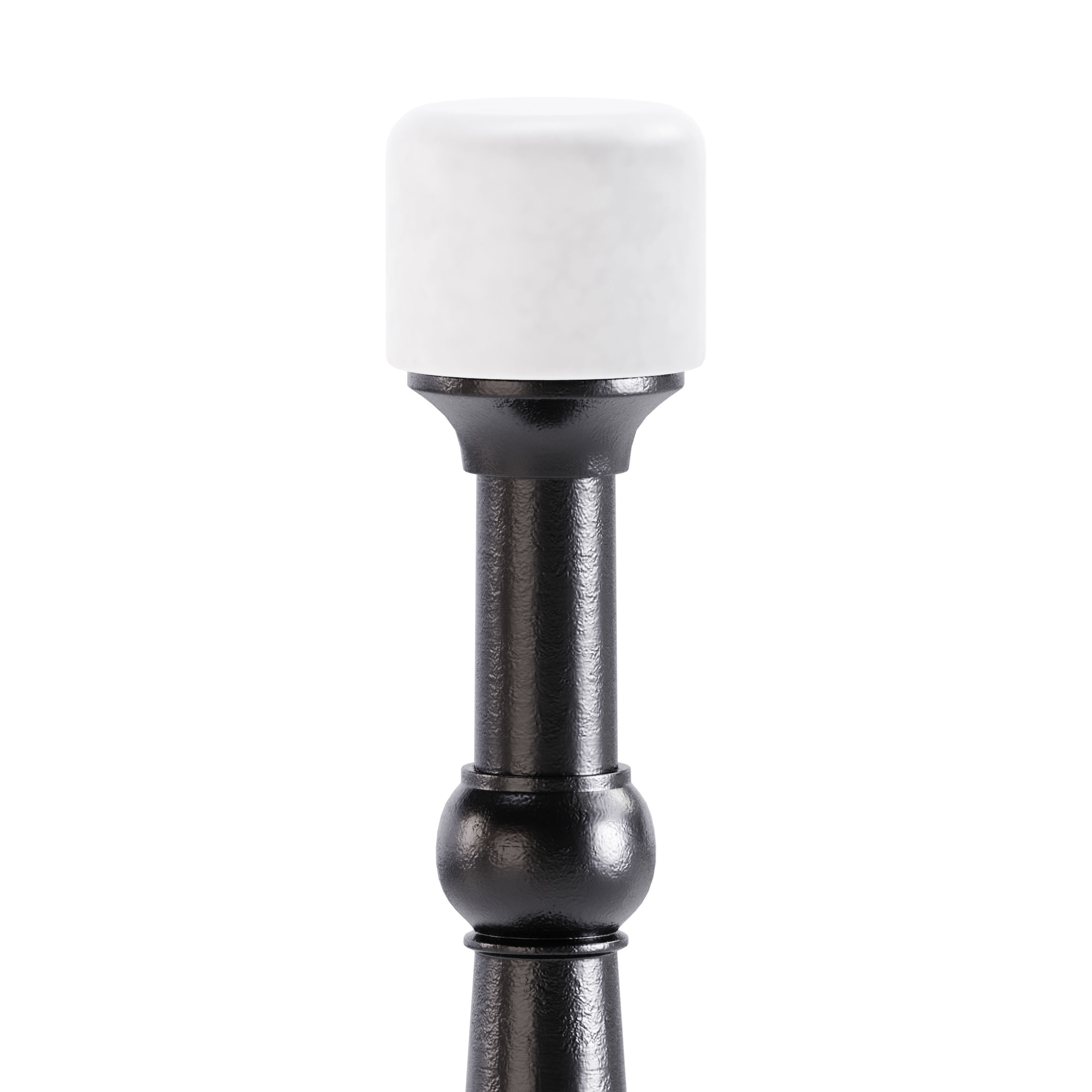 White Silicone Door Stoppe 3D model_7