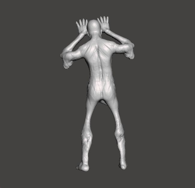 PALEMAN MONSTER MINIATURE MODEL HORROR FANTASY GAMES RPG DND 3D print model_5