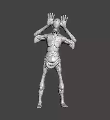 PALEMAN MONSTER MINIATURE MODEL HORROR FANTASY GAMES RPG DND 3D print model