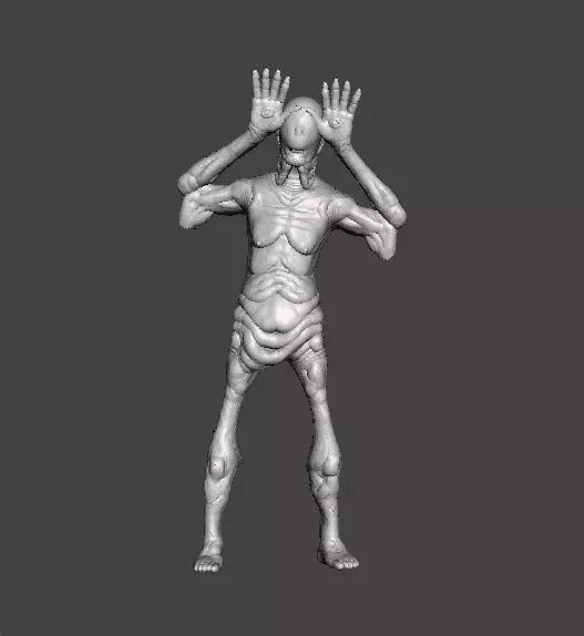 PALEMAN MONSTER MINIATURE MODEL HORROR FANTASY GAMES RPG DND 3D print model_0