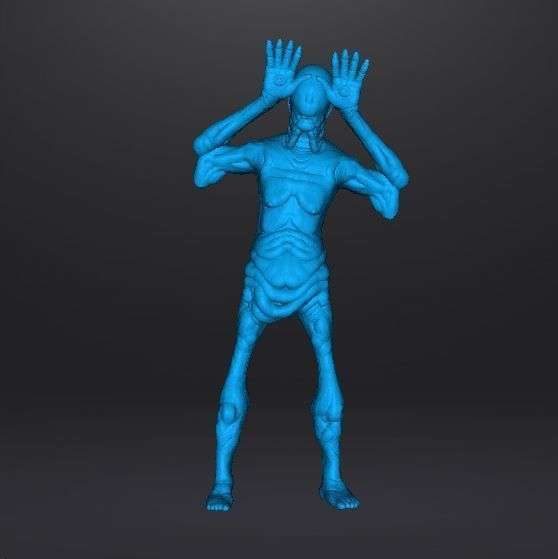 PALEMAN MONSTER MINIATURE MODEL HORROR FANTASY GAMES RPG DND 3D print model_8