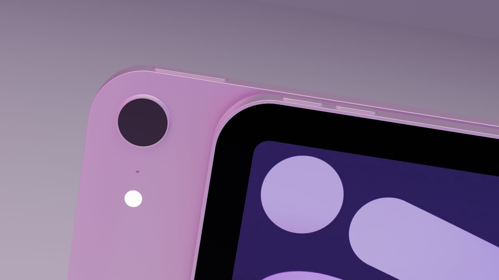 iPad Mini Gen 7 - Purple 3D model_2