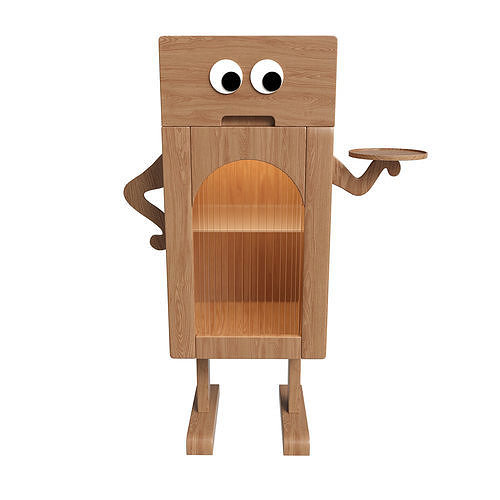 Mesita de noche robot 3D model