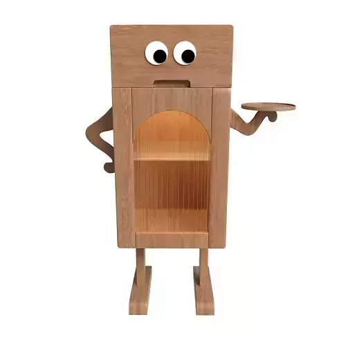 Mesita de noche robot 3D model