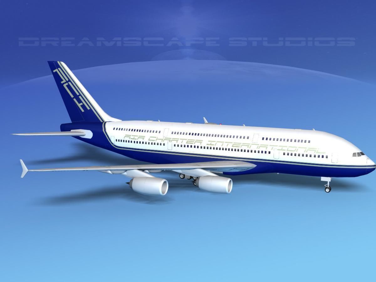 Airbus A380-800 Air Charter Intl 3D model_3