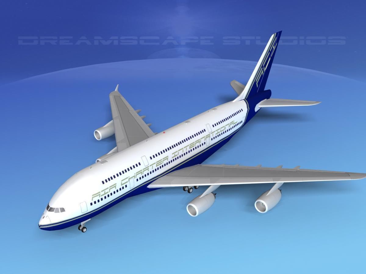 Airbus A380-800 Air Charter Intl 3D model_10